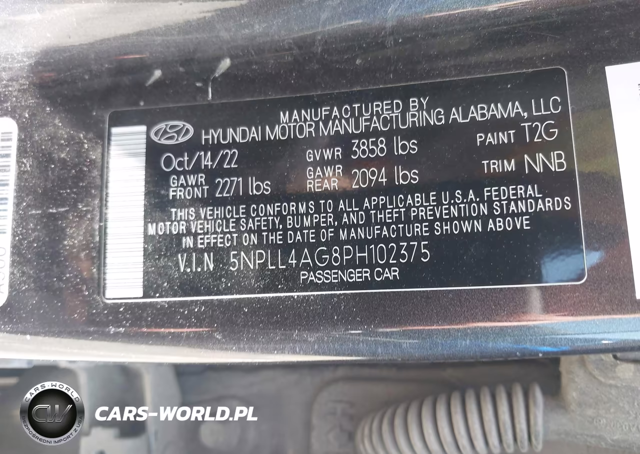 2023 Hyundai Elantra Se VIN:5NPLL4AG8PH102375 - 9