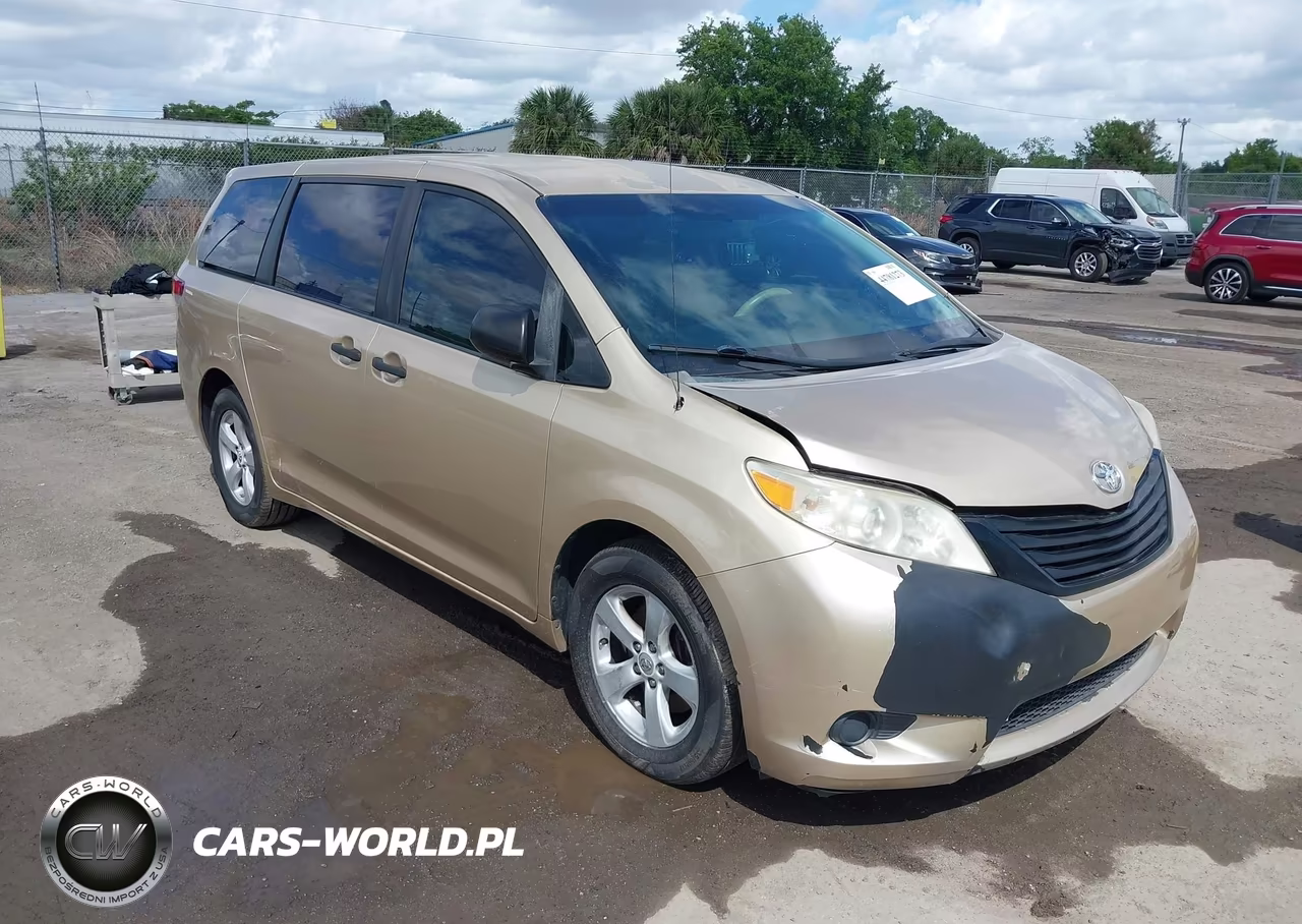 2011 Toyota Sienna Base V6 VIN:5TDZK3DC1BS019339 - 1