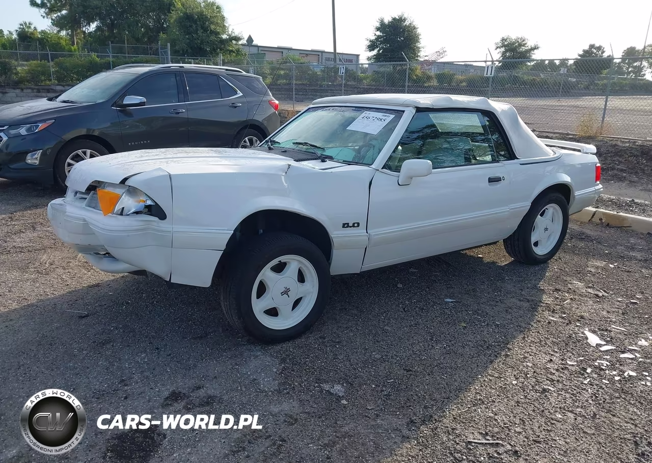 1993 Ford Mustang Lx VIN:1FACP44E4PF198438 - 2