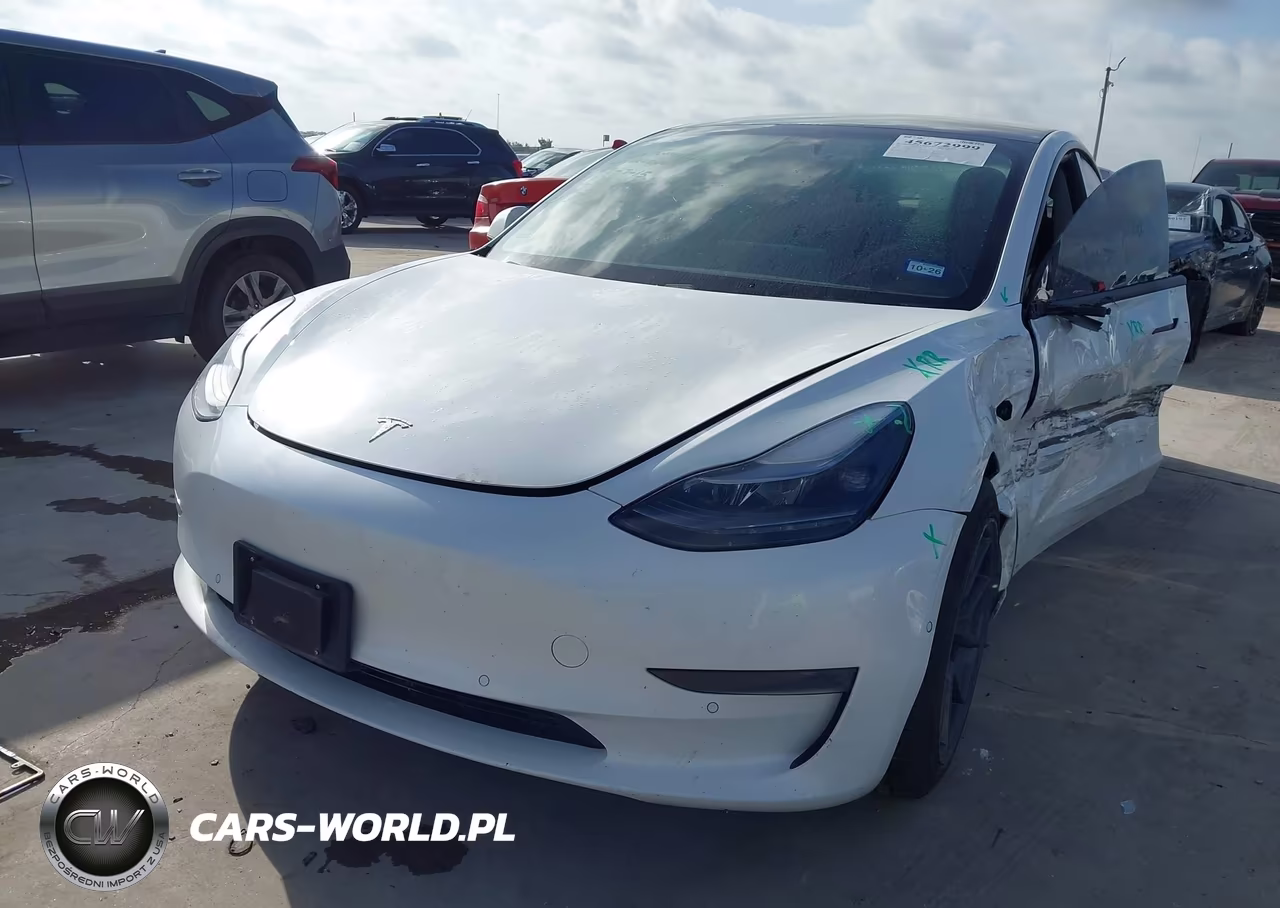 2021 Tesla Model 3 Standard Range Plus Rear-Wheel Drive VIN:5YJ3E1EA2MF027438 - 2