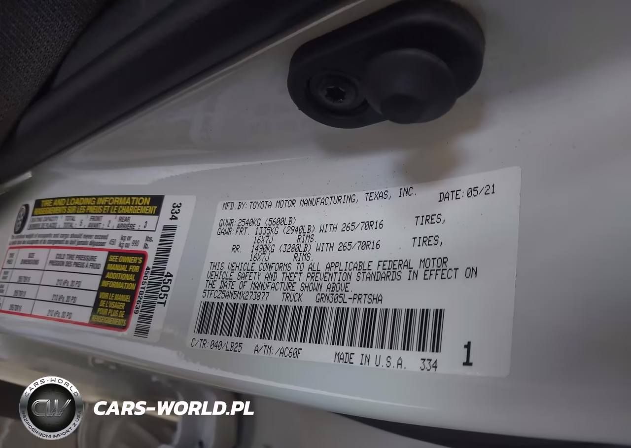 2021 Toyota Tacoma Trd Pro VIN:5TFCZ5AN5MX273877 - 9