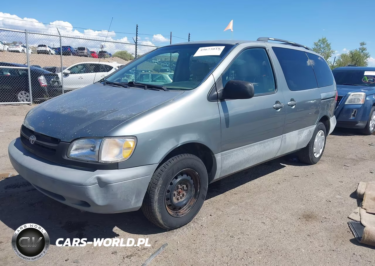 1998 Toyota Sienna Le VIN:4T3ZF13C1WU086182 - 2