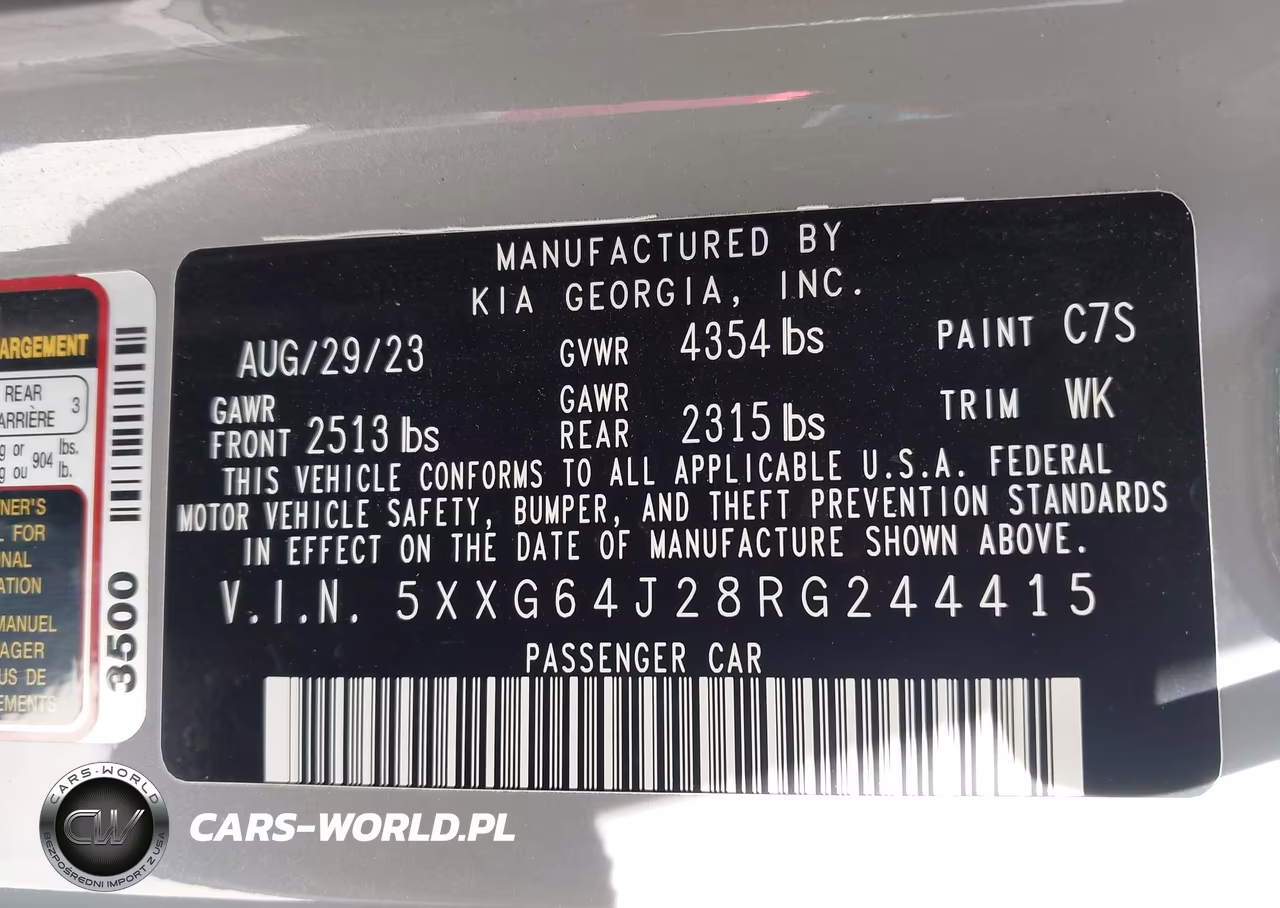 2024 Kia K5 Gt-Line VIN:5XXG64J28RG244415 - 9