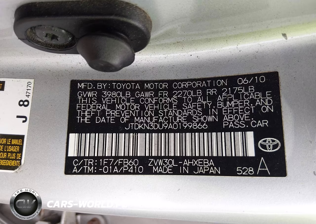 2010 Toyota Prius Ii VIN:JTDKN3DU9A0199866 - 9