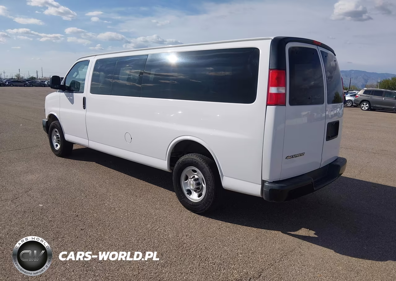 2021 Chevrolet Express Passenger Rwd 3500 Extended Wheelbase Ls VIN:1GAZGNFP6M1153866 - 3