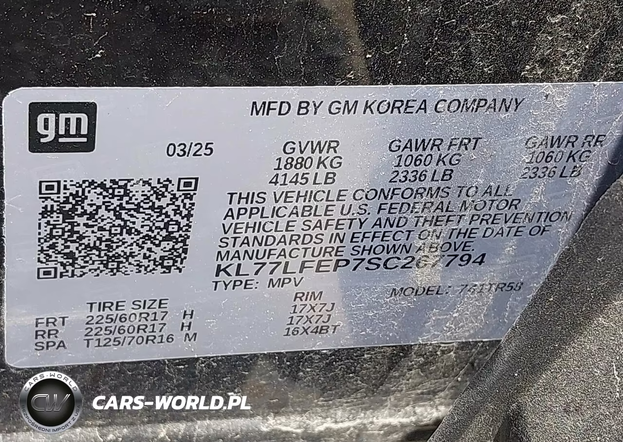 2025 Chevrolet Trax Fwd Ls VIN:KL77LFEP7SC267794 - 9