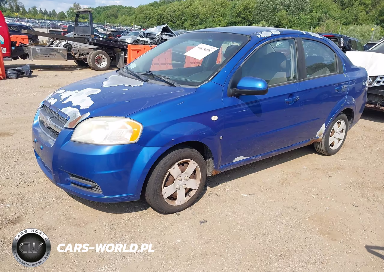 2008 Chevrolet Aveo Ls VIN:KL1TD566X8B149324 - 2