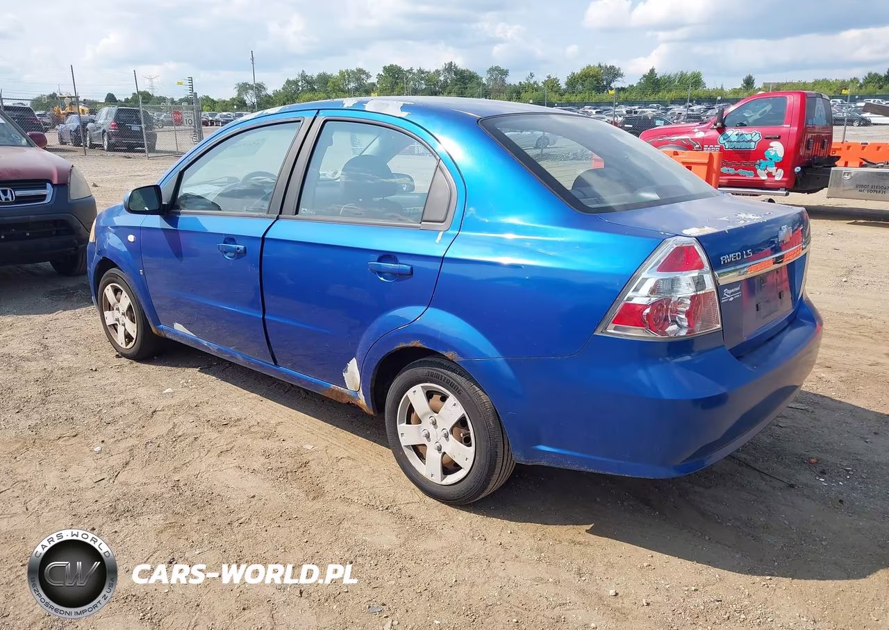 2008 Chevrolet Aveo Ls VIN:KL1TD566X8B149324 - 3