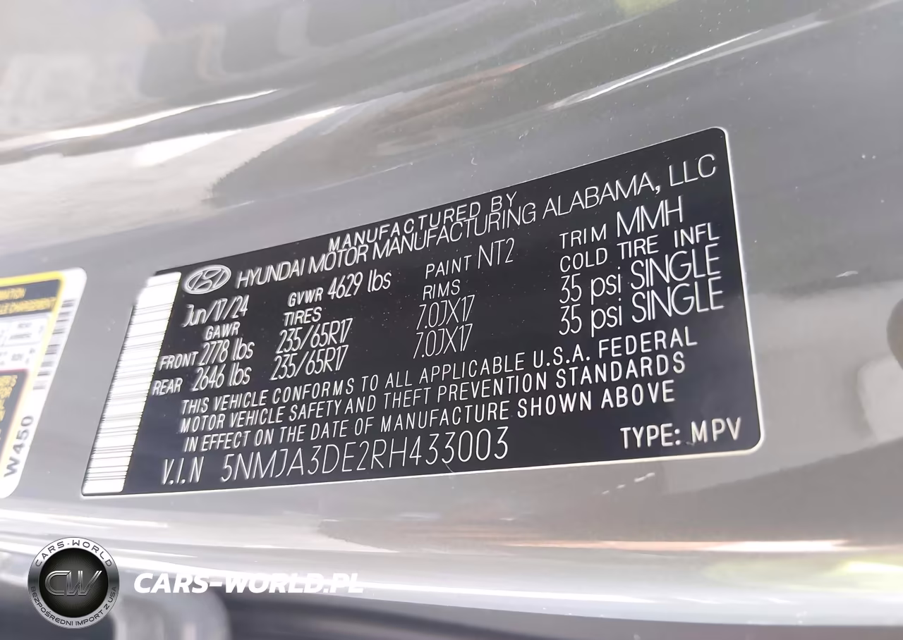 2024 Hyundai Tucson Se VIN:5NMJA3DE2RH433003 - 9
