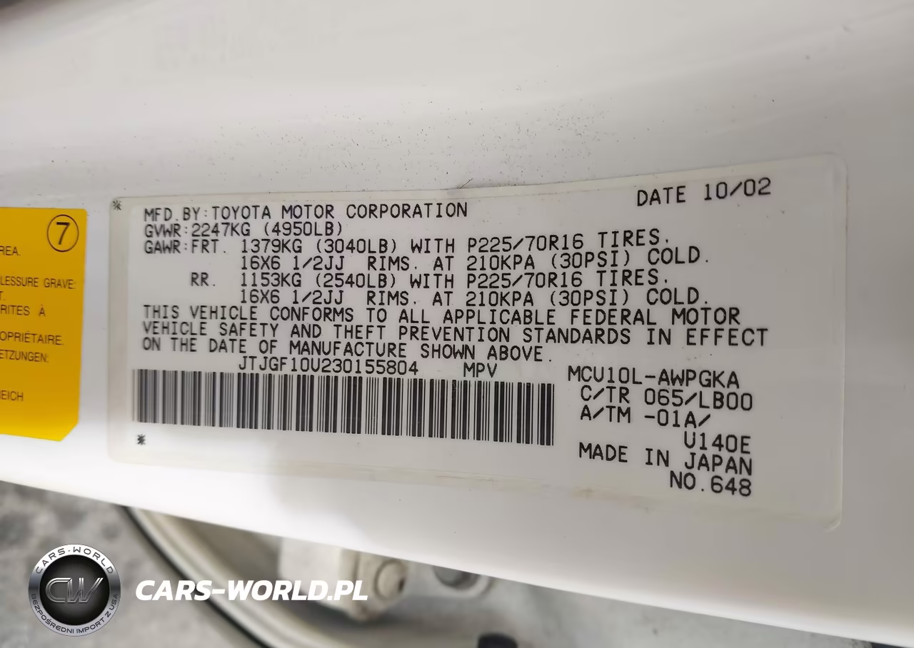 2003 Lexus Rx 300 VIN:JTJGF10U230155804 - 9