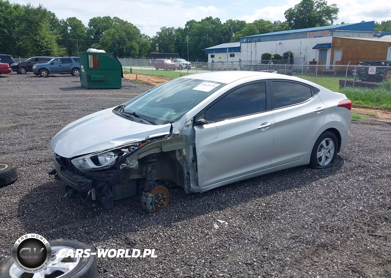 2015 Hyundai Elantra Se VIN:5NPDH4AE3FH583347 - 2