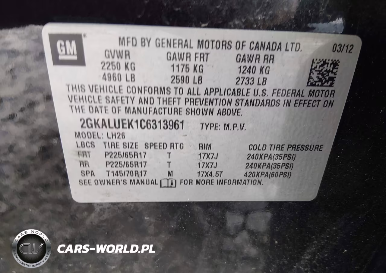 2012 GMC Terrain Slt-1 VIN:2GKALUEK1C6313961 - 9