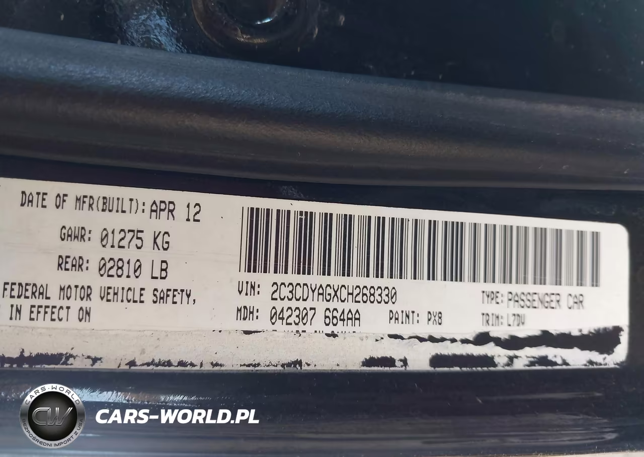 2012 Dodge Challenger Sxt VIN:2C3CDYAGXCH268330 - 9