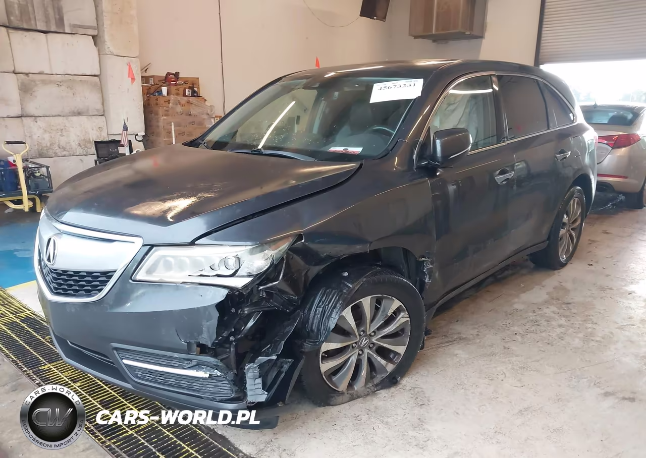 2016 Acura Mdx VIN:5FRYD3H48GB014383 - 2