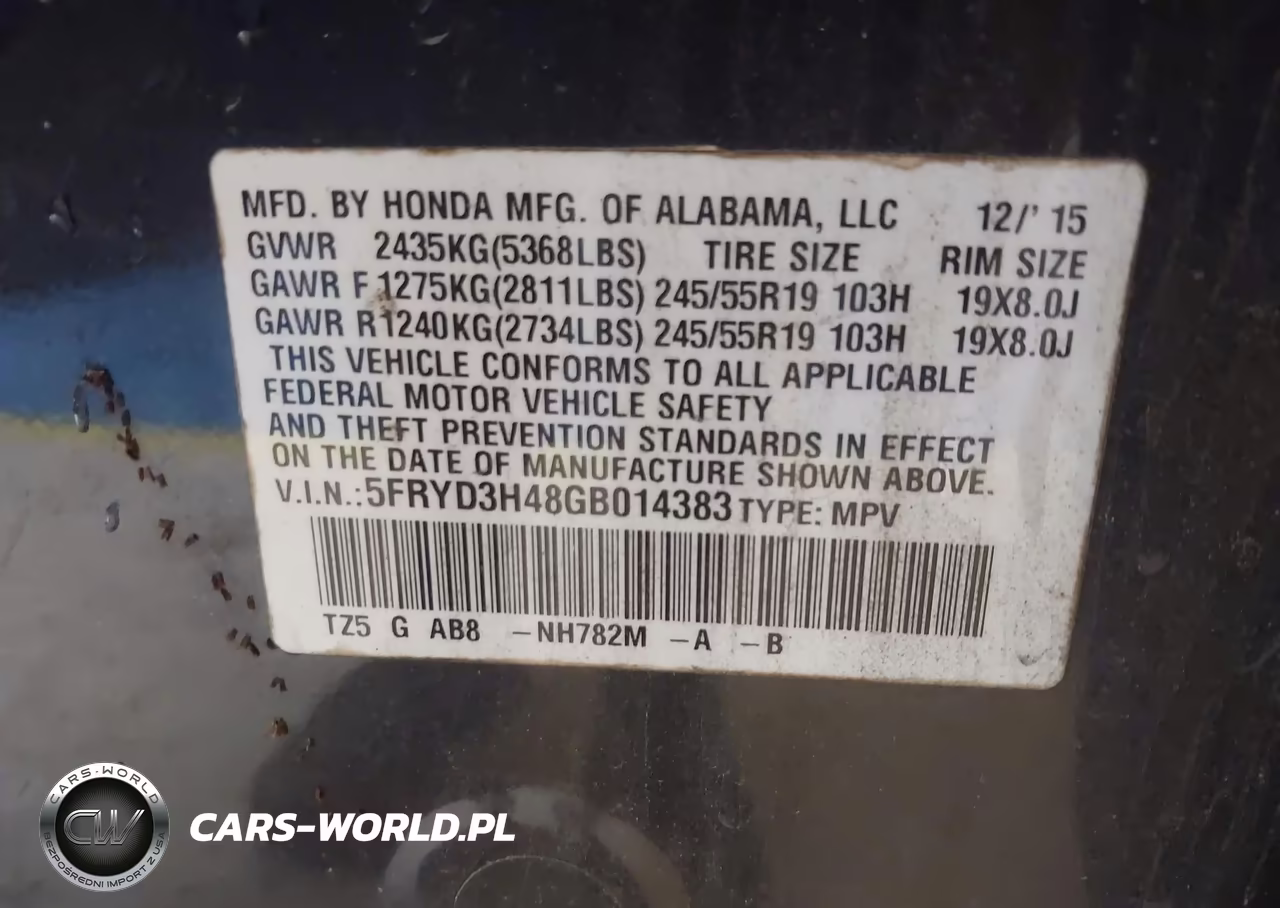 2016 Acura Mdx VIN:5FRYD3H48GB014383 - 9