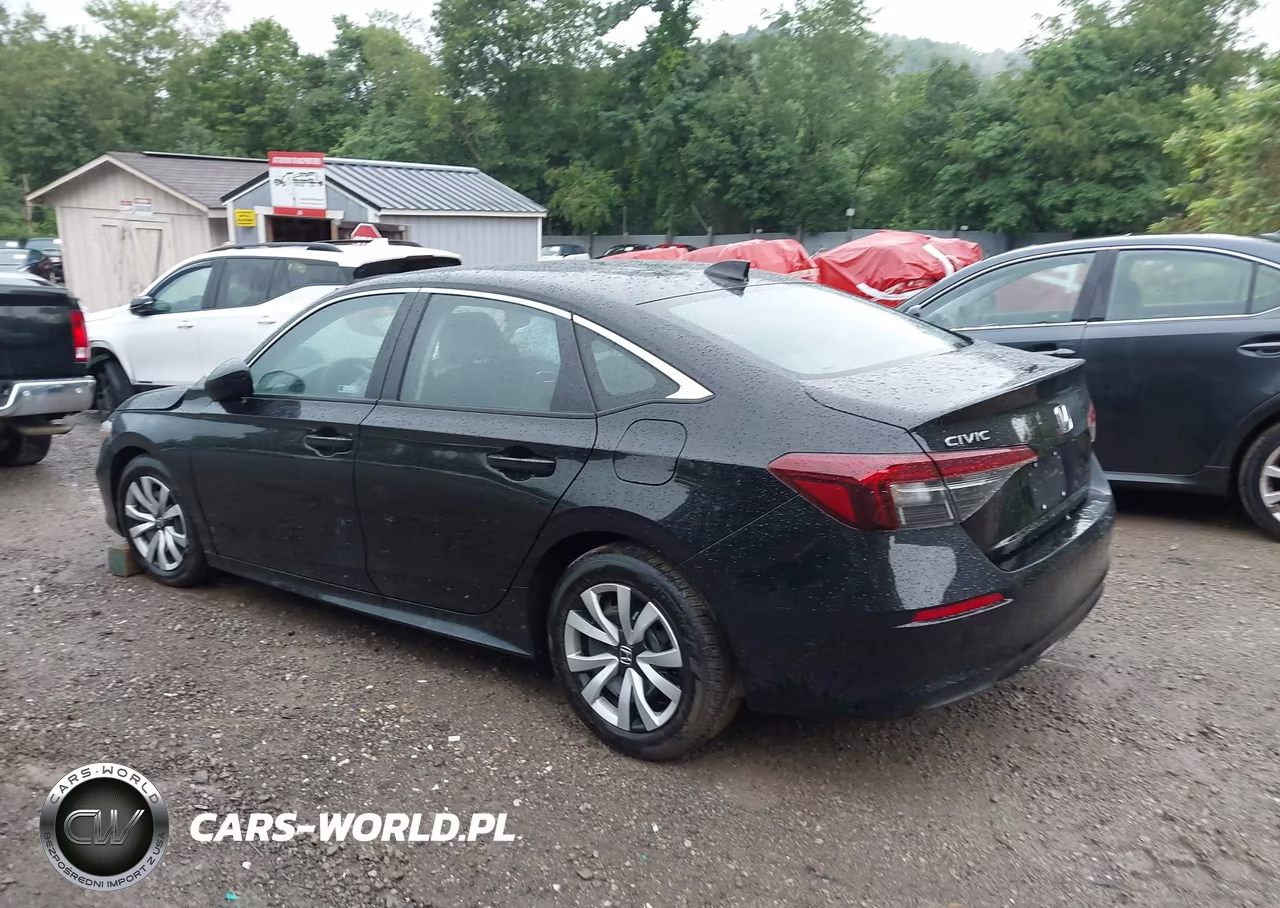 2026 Honda Civic Lx VIN:2HGFE2F21TH522718 - 3