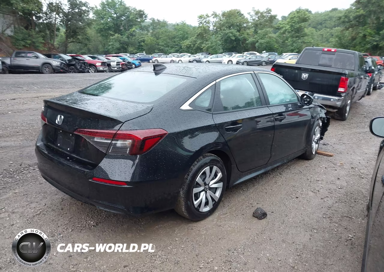 2026 Honda Civic Lx VIN:2HGFE2F21TH522718 - 4