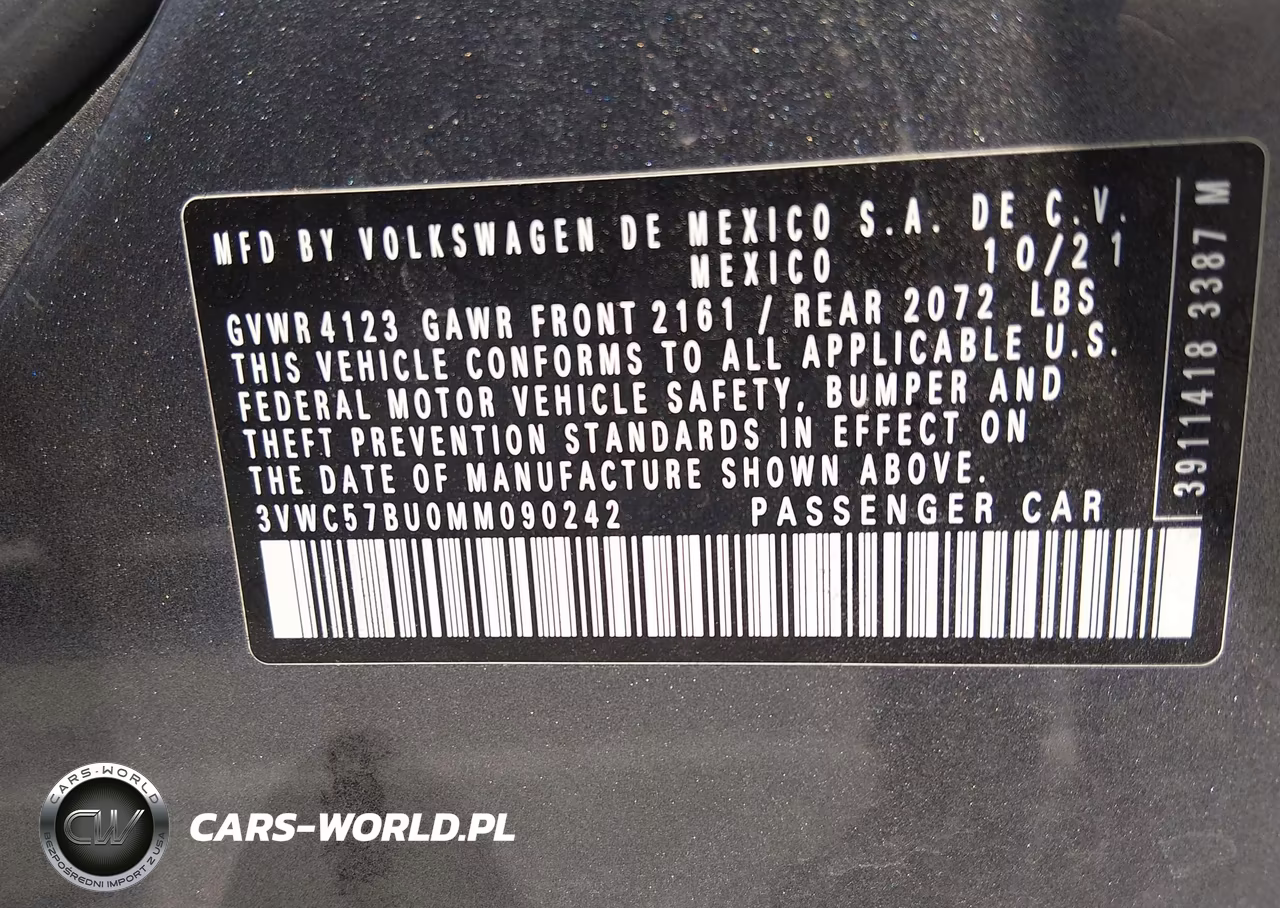 2021 Volkswagen Jetta 1.4T R-Line-1.4T Se-S VIN:3VWC57BU0MM090242 - 9