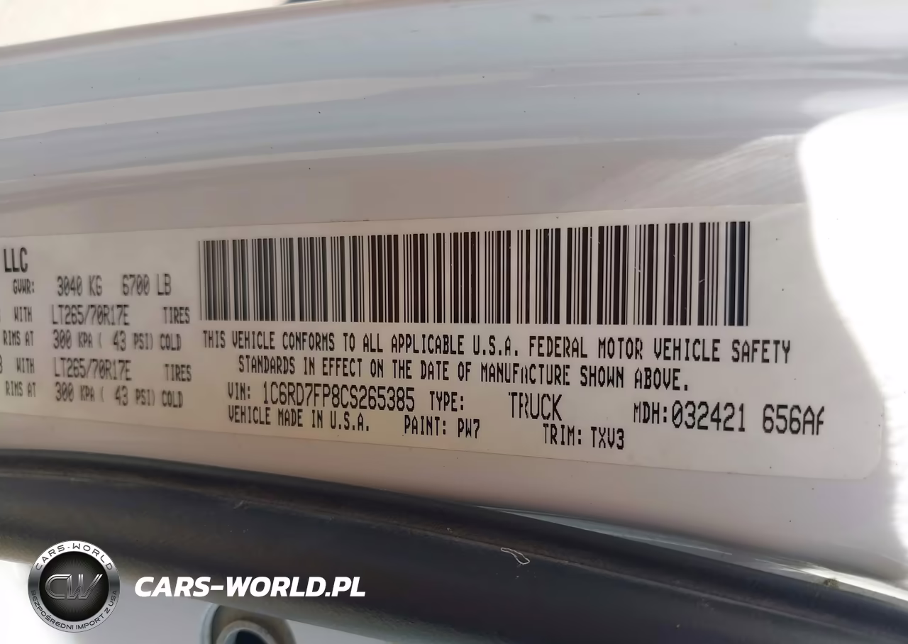 2012 Ram 1500 St VIN:1C6RD7FP8CS265385 - 9