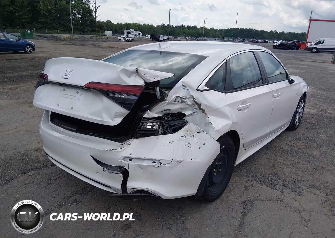2025 Honda Civic Lx VIN:2HGFE2F24SH527135 - 4