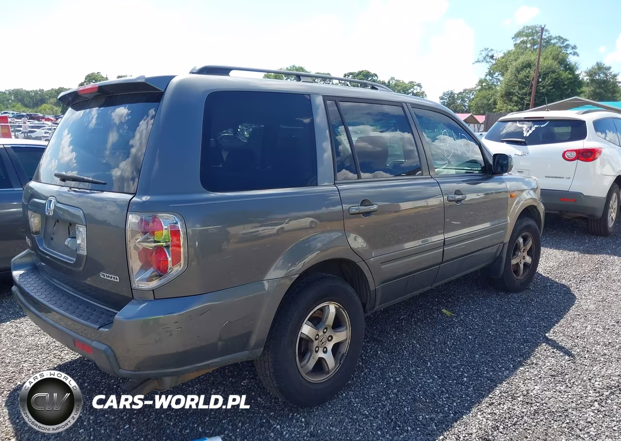 2007 Honda Pilot Ex-L VIN:2HKYF18797H538671 - 4