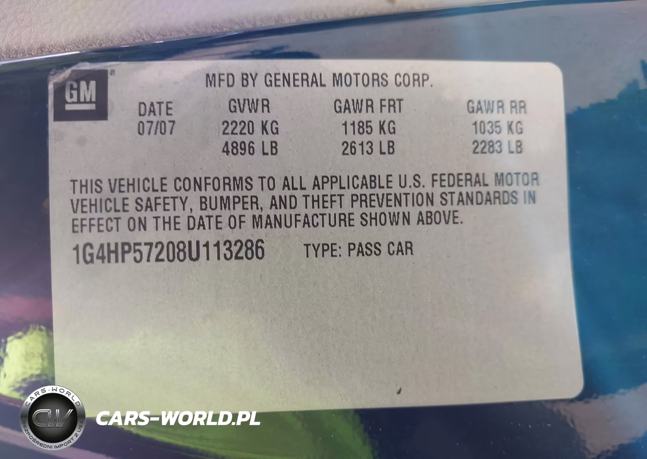 2008 Buick Lucerne Cx VIN:1G4HP57208U113286 - 9