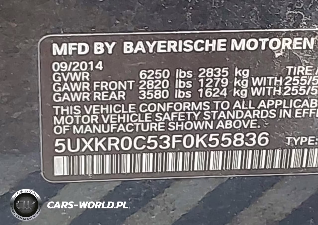 2015 BMW X5 xDrive35I VIN:5UXKR0C53F0K55836 - 9