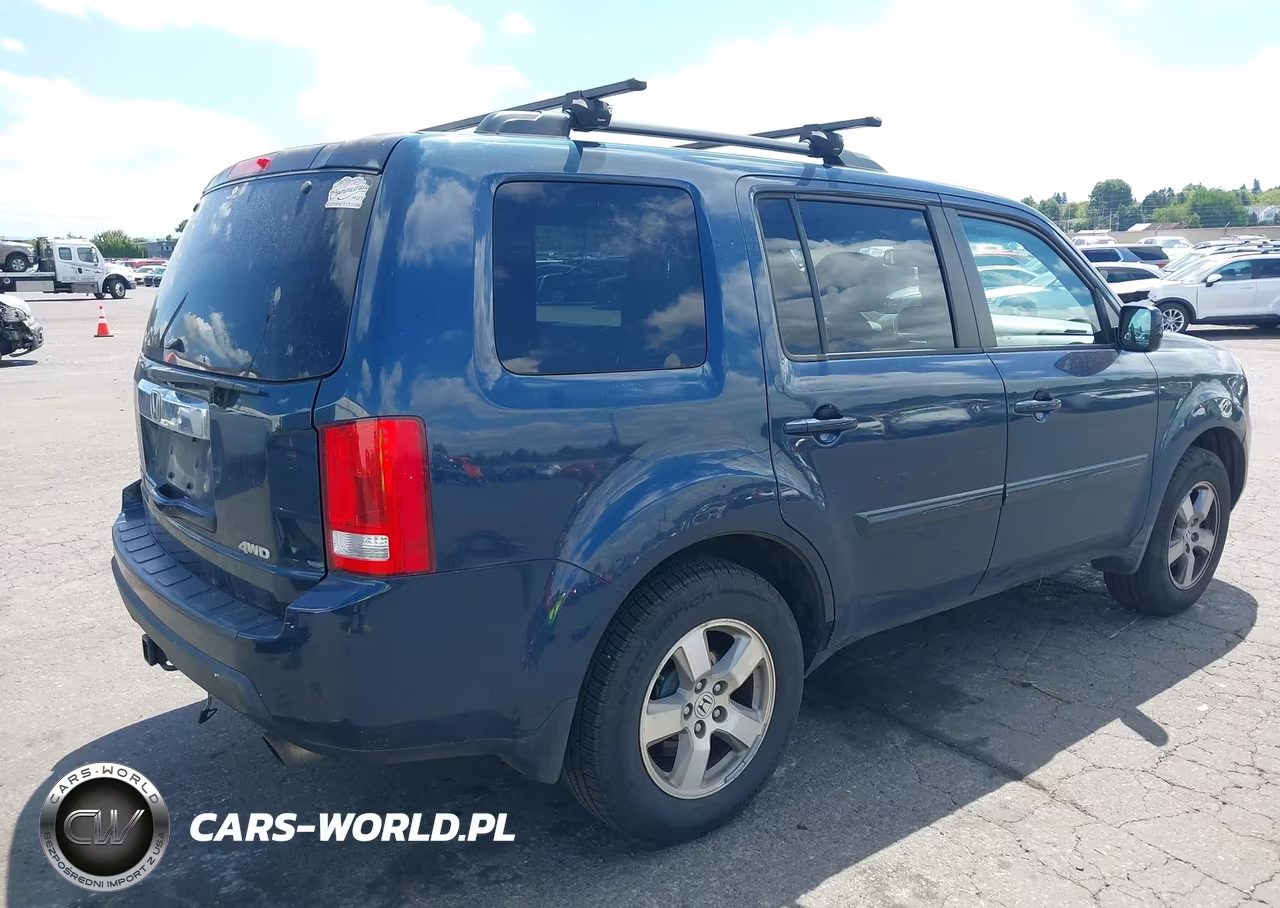 2011 Honda Pilot Ex-L VIN:5FNYF4H76BB012944 - 4