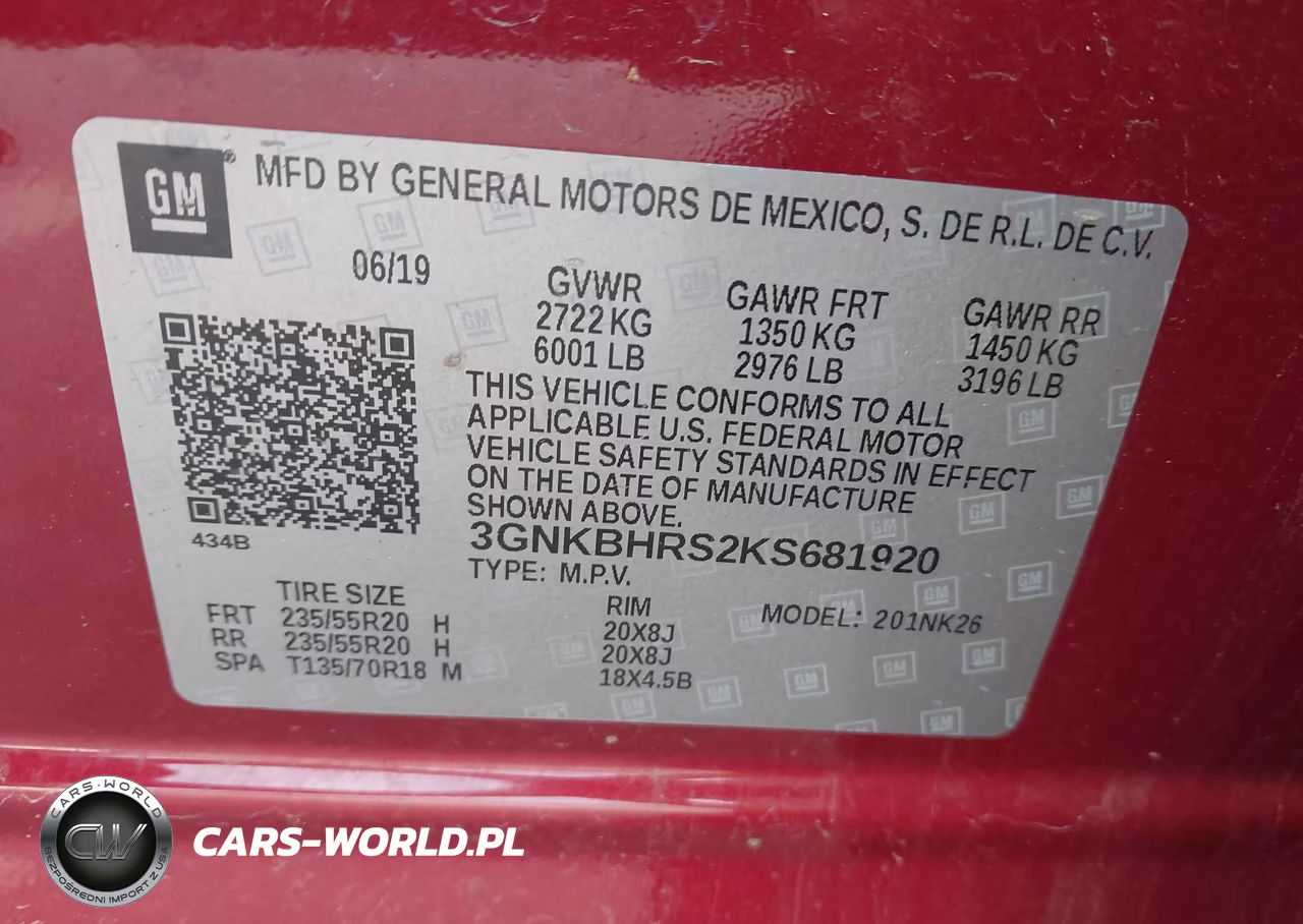 2019 Chevrolet Blazer VIN:3GNKBHRS2KS681920 - 9