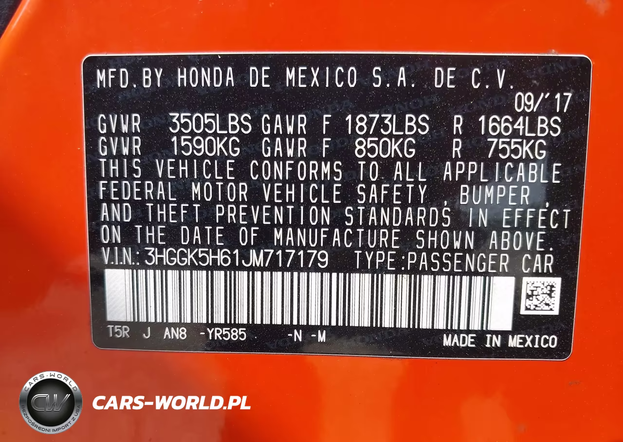 2018 Honda Fit Sport VIN:3HGGK5H61JM717179 - 9