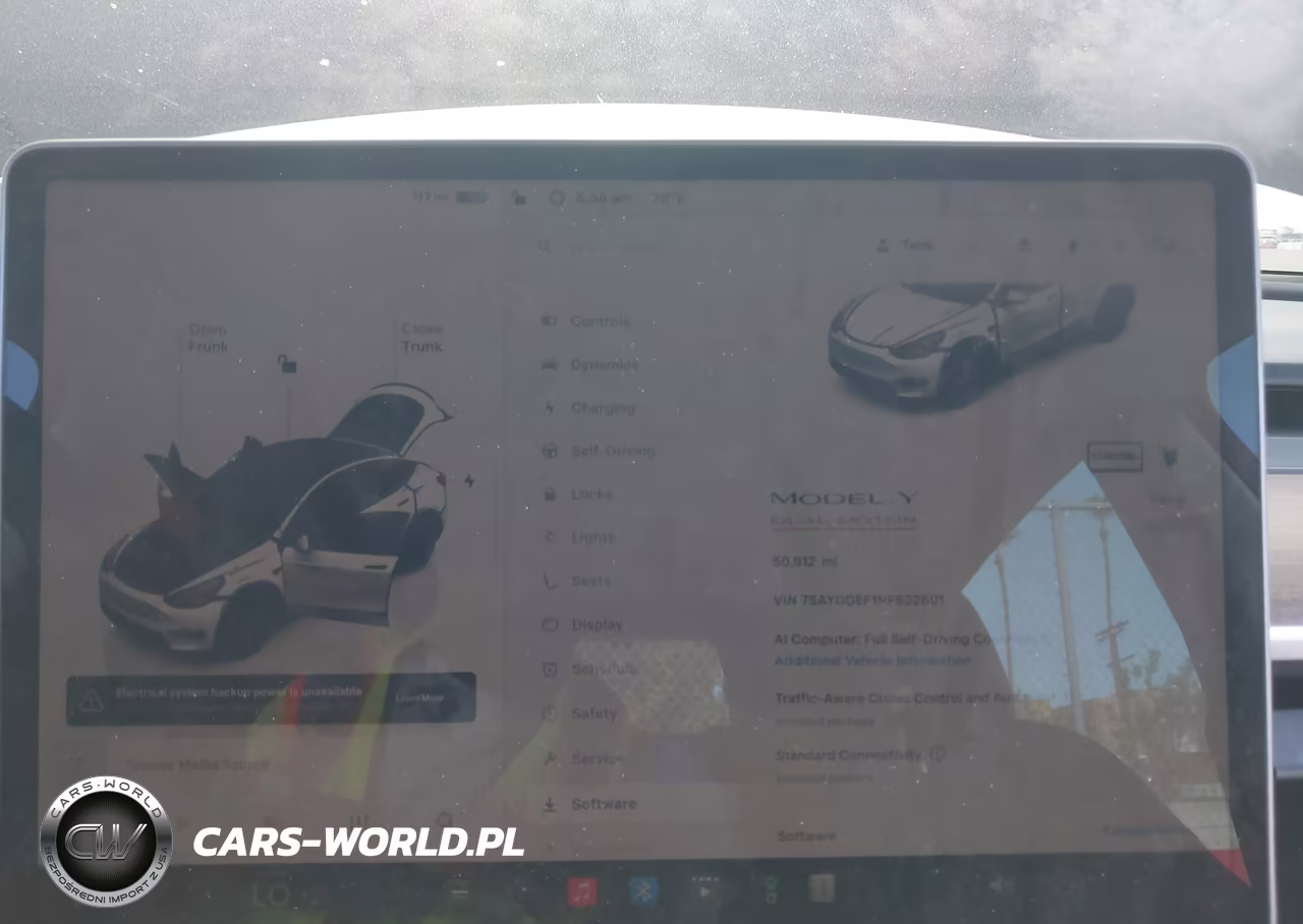 2022 Tesla Model Y Performance Dual Motor All-Wheel Drive VIN:7SAYGDEF1NF532601 - 7