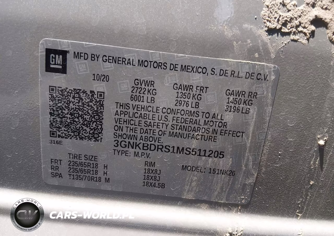 2021 Chevrolet Blazer Fwd 3Lt VIN:3GNKBDRS1MS511205 - 9