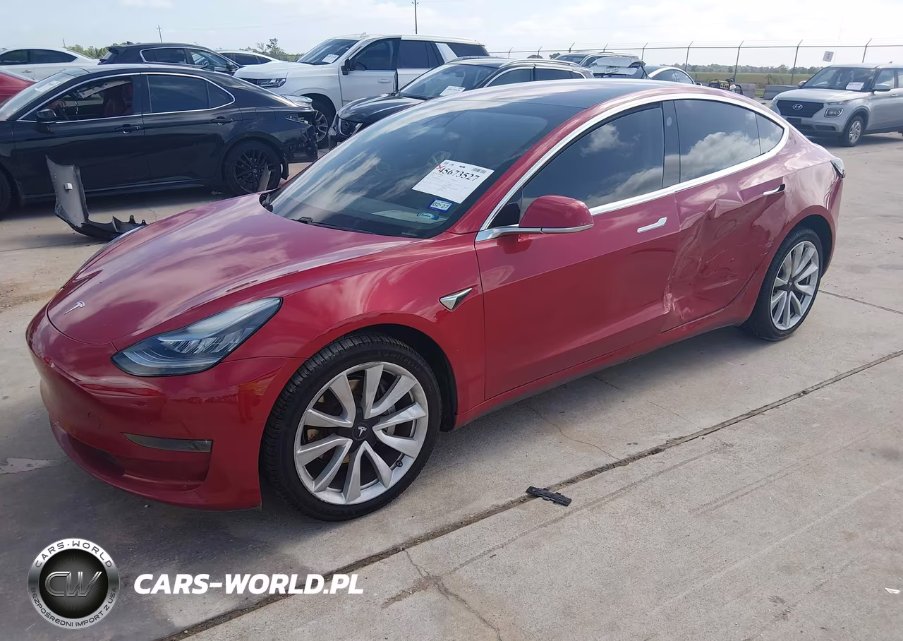 2018 Tesla Model 3 Long Range-Mid Range VIN:5YJ3E1EA3JF163685 - 2