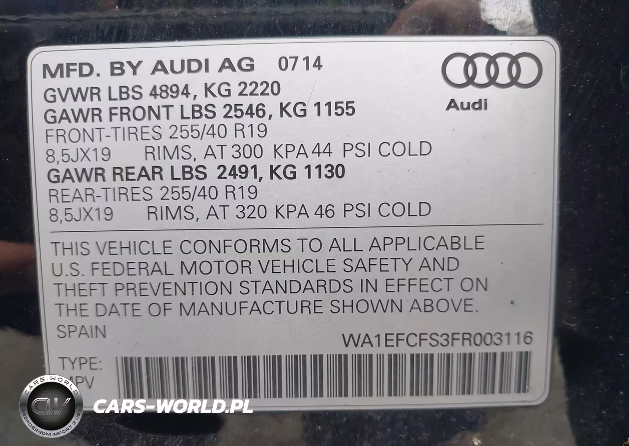 2015 Audi Q3 2.0T Premium Plus VIN:WA1EFCFS3FR003116 - 9