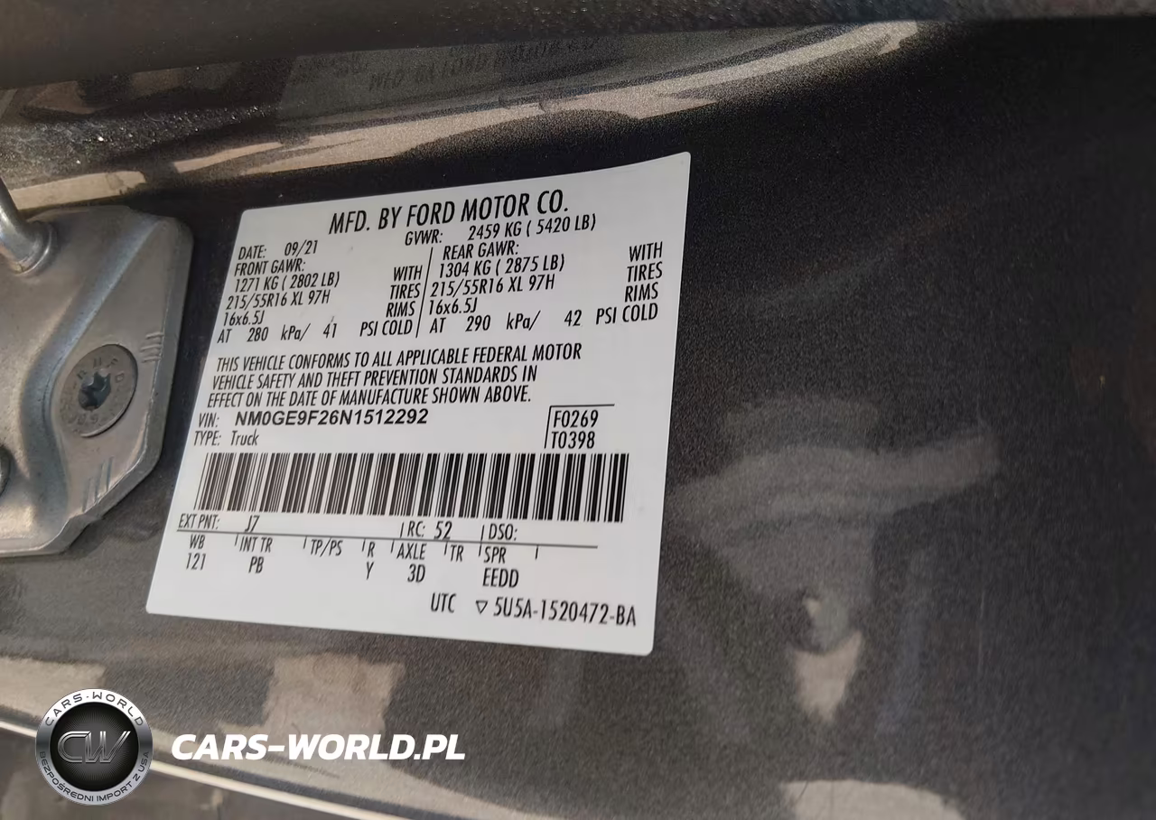2022 Ford Transit Connect Xlt Passenger VIN:NM0GE9F26N1512292 - 9