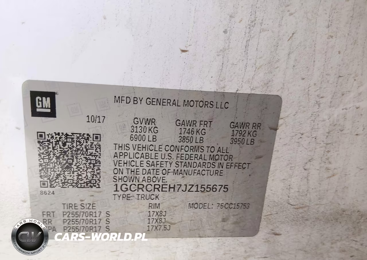 2018 Chevrolet Silverado 1500 1Lt VIN:1GCRCREH7JZ155675 - 9