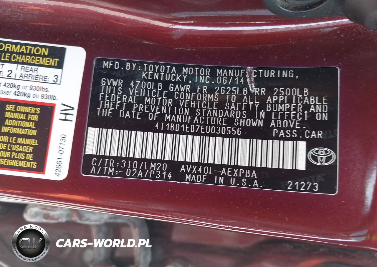2014 Toyota Avalon Hybrid Limited VIN:4T1BD1EB7EU030556 - 9