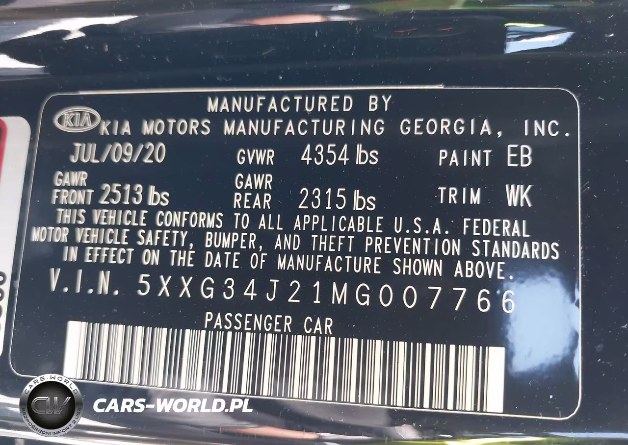 2021 Kia K5 Ex VIN:5XXG34J21MG007766 - 9