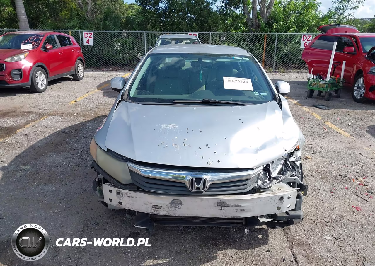 2012 Honda Civic Lx VIN:19XFB2F50CE065686 - 13