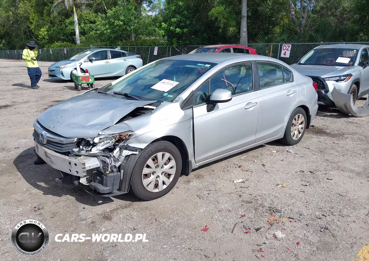 2012 Honda Civic Lx VIN:19XFB2F50CE065686 - 2