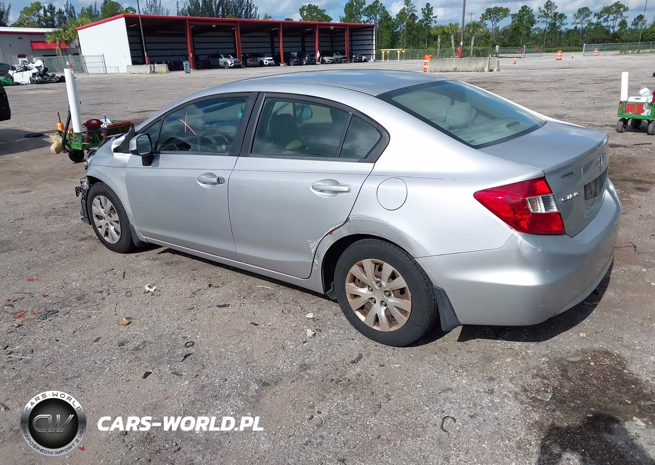 2012 Honda Civic Lx VIN:19XFB2F50CE065686 - 3