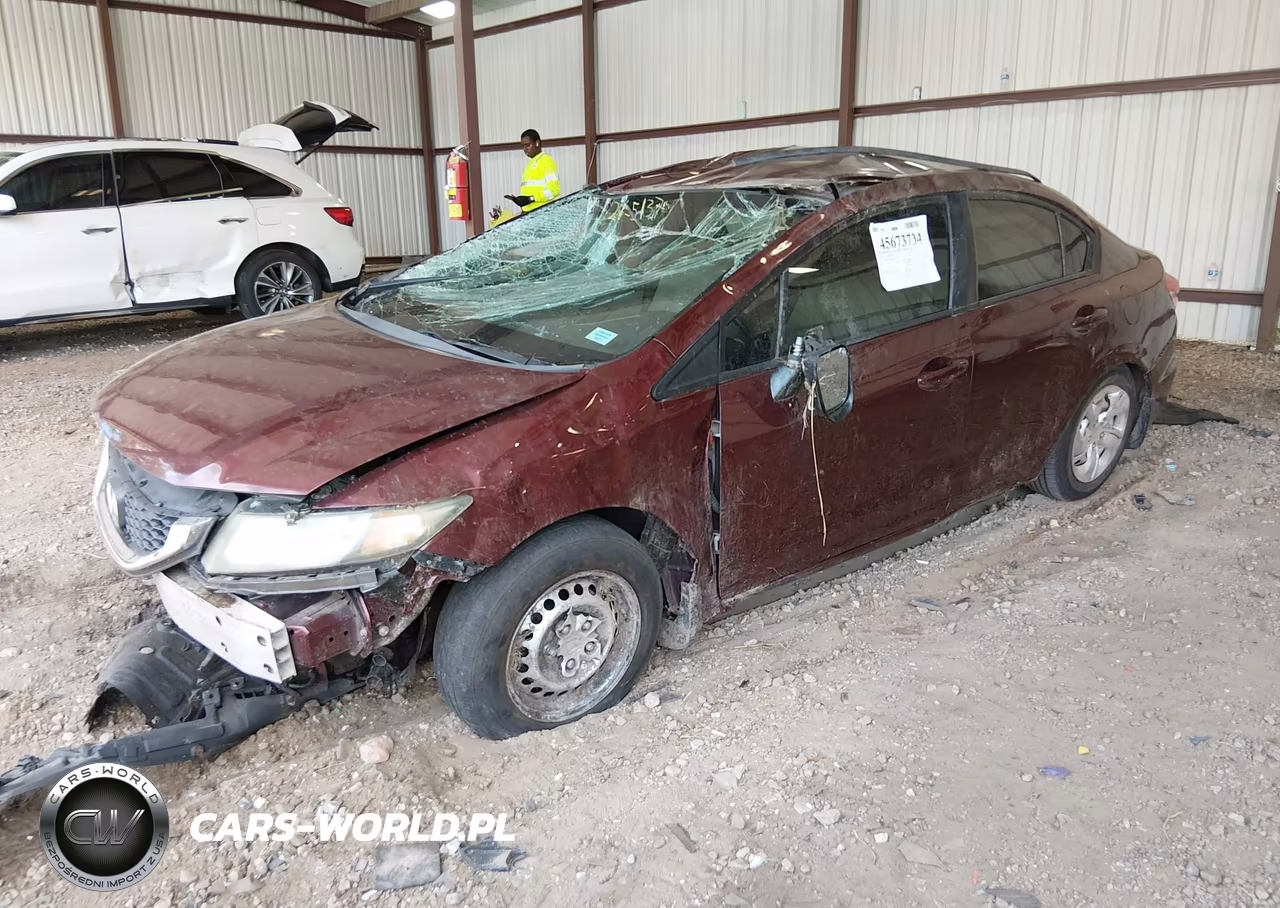 2014 Honda Civic Lx VIN:19XFB2F5XEE000282 - 2