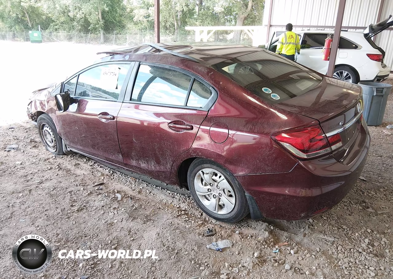 2014 Honda Civic Lx VIN:19XFB2F5XEE000282 - 3