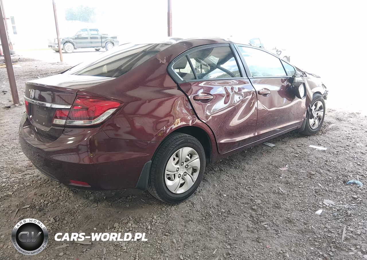 2014 Honda Civic Lx VIN:19XFB2F5XEE000282 - 4