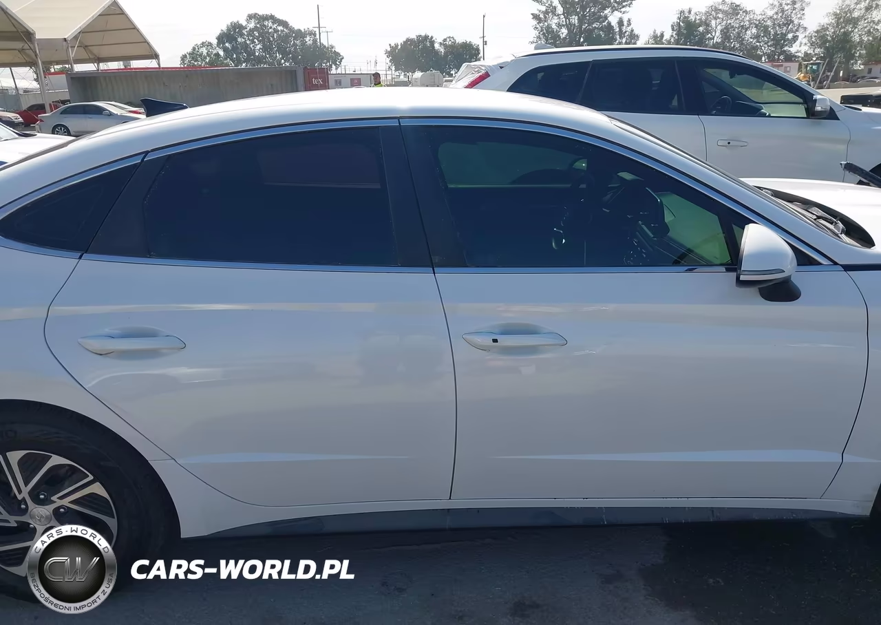 2021 Hyundai Sonata Blue VIN:KMHL24JJ3MA017263 - 13