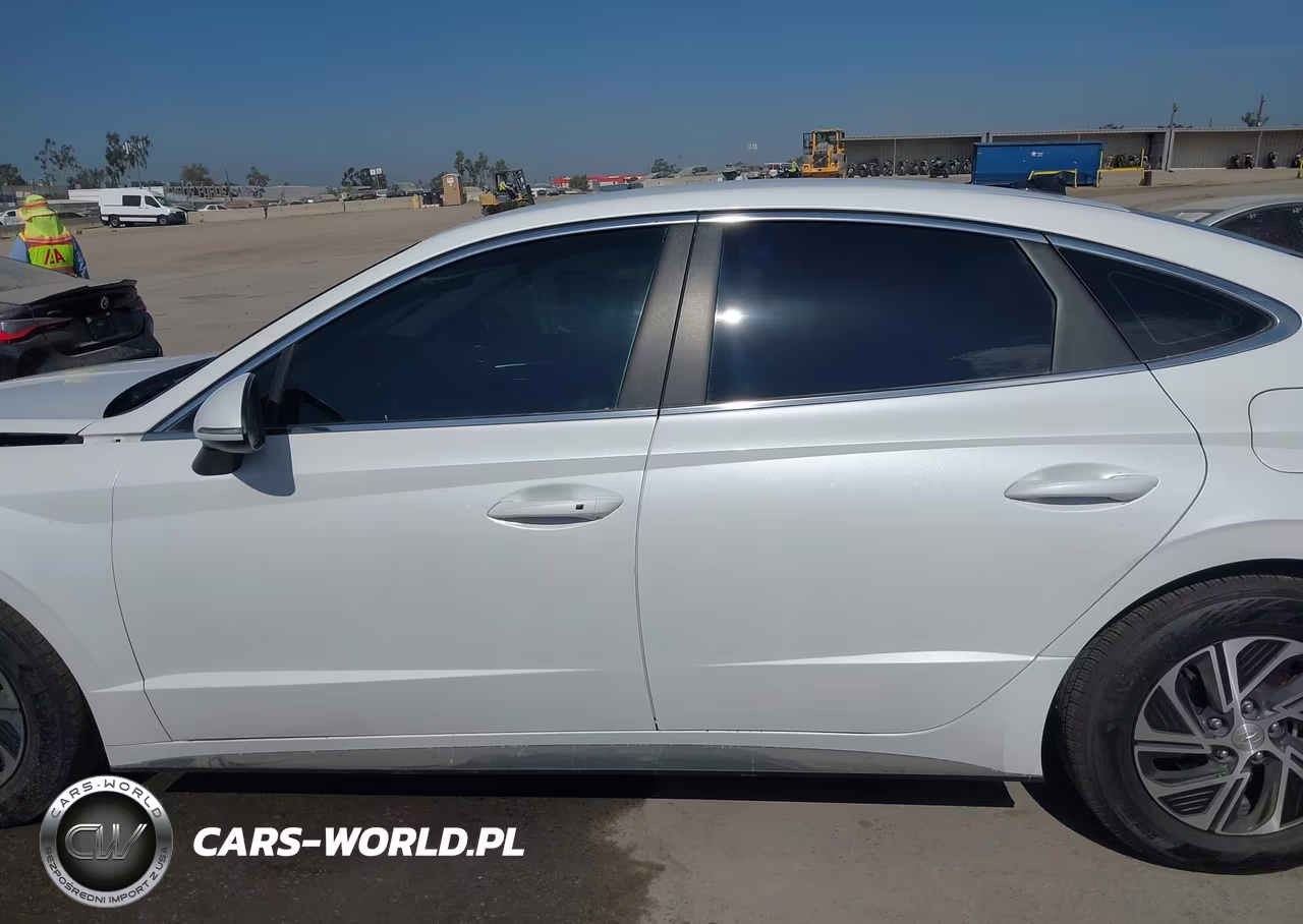 2021 Hyundai Sonata Blue VIN:KMHL24JJ3MA017263 - 14