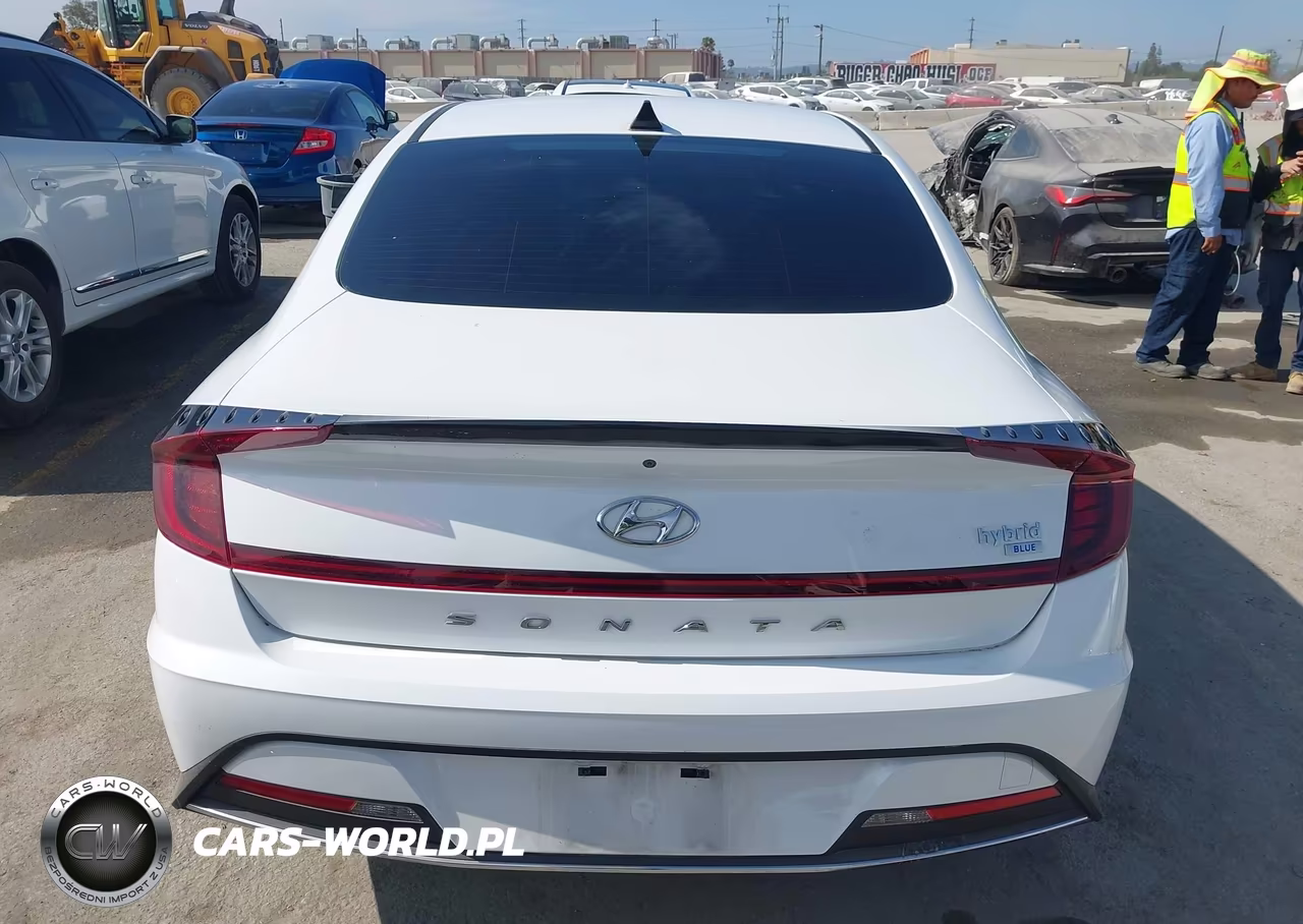 2021 Hyundai Sonata Blue VIN:KMHL24JJ3MA017263 - 16