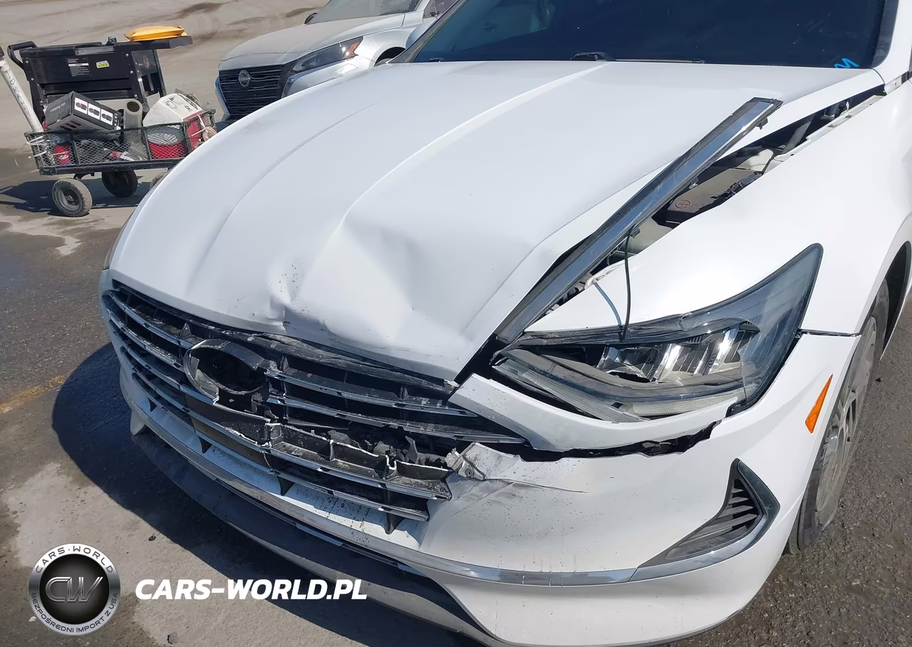 2021 Hyundai Sonata Blue VIN:KMHL24JJ3MA017263 - 6