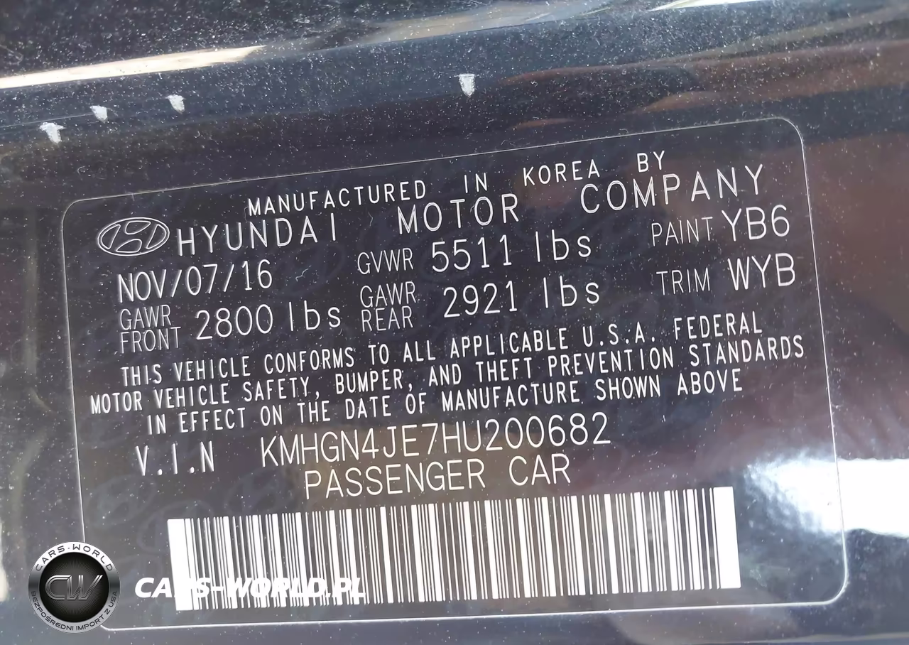 2017 Genesis G80 3.8 VIN:KMHGN4JE7HU200682 - 9