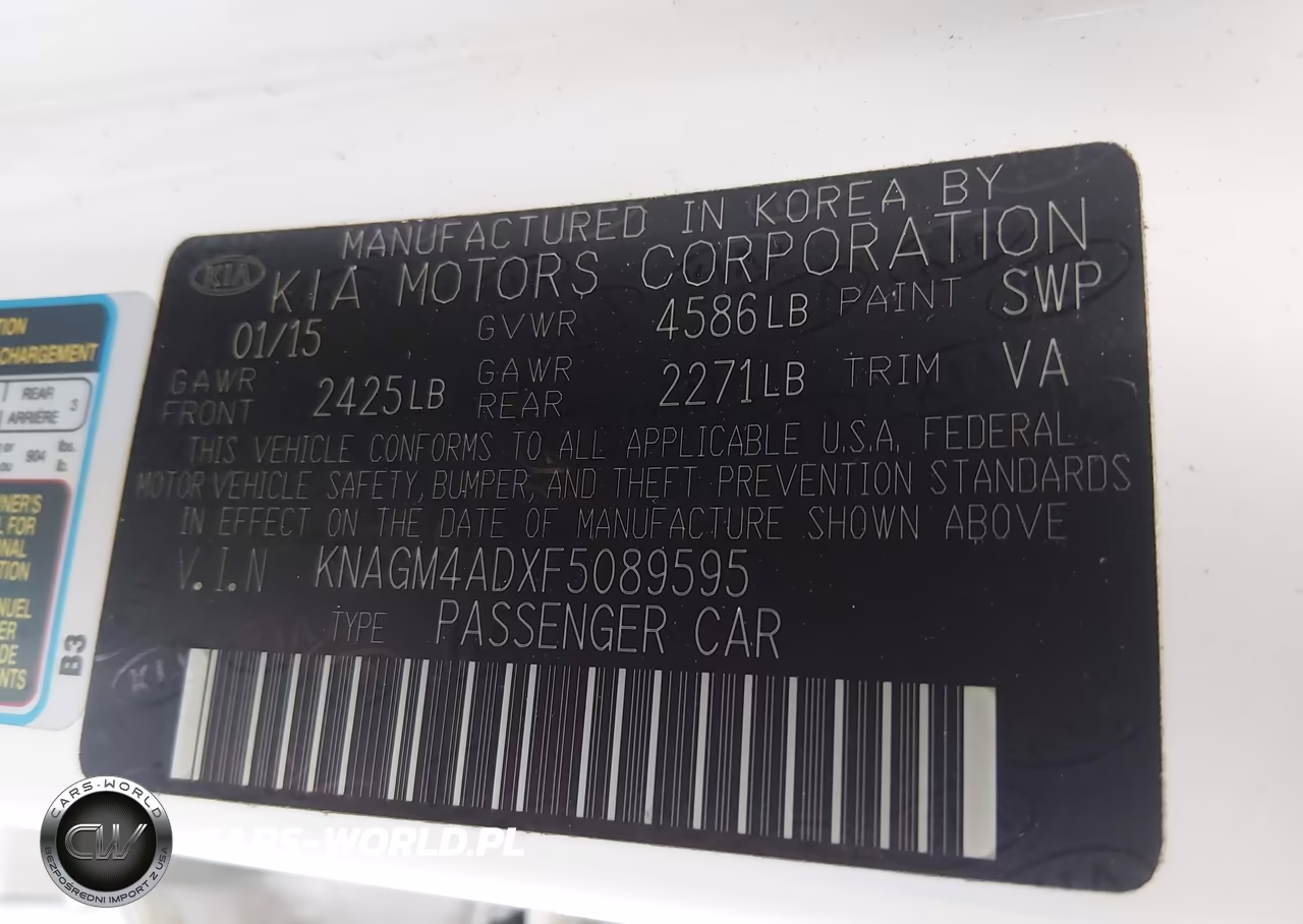 2015 Kia Optima Hybrid VIN:KNAGM4ADXF5089595 - 9
